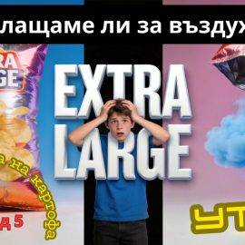 Защо има въздух в пакет чипс